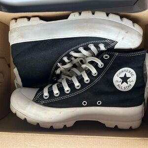 Converse Black and White High-Tops
